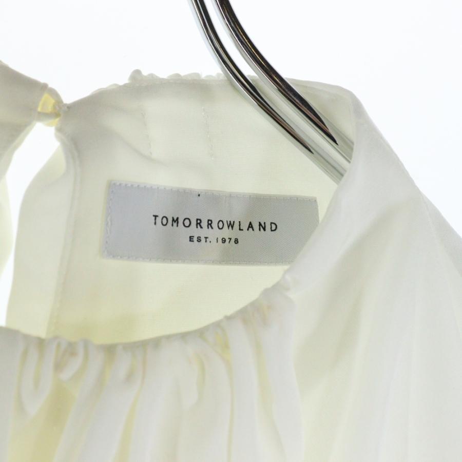 TOMORROWLAND（トゥモローランド） トリアセテート ギャザーカラー