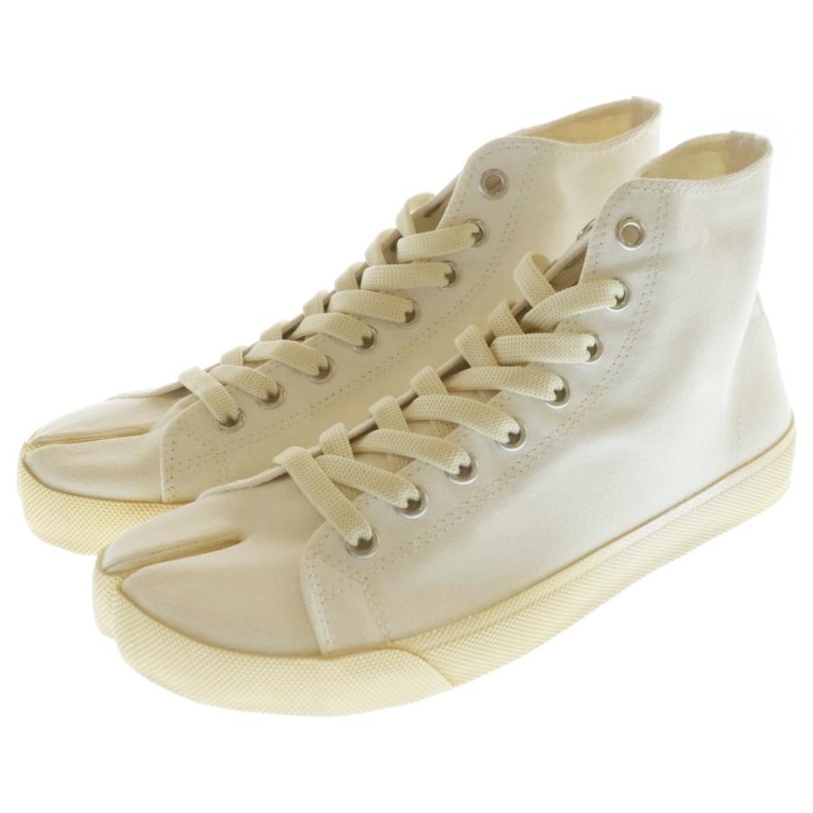 メゾンマルジェラ Tabi タビ 足袋 キャンバス レースアップ ロゴ  