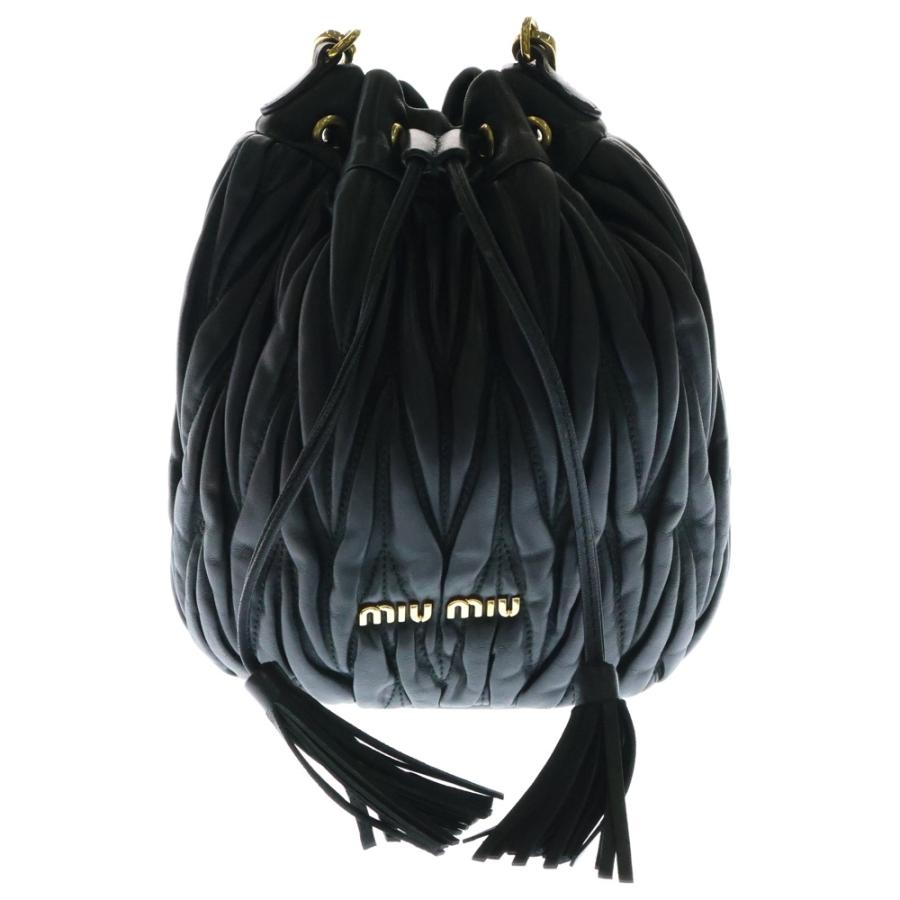 miumiu レザーショルダーバッグ 黒 ゴールド金具 楽天市場】ミュウミュウ MIU MIU バッグ ブラックxゴールド