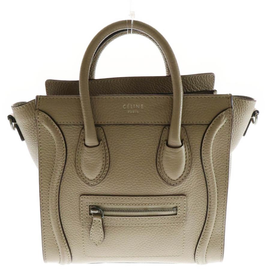 CELINE（セリーヌ） ラゲージナノ 2WAYバッグ ハンドバッグ ショルダー 