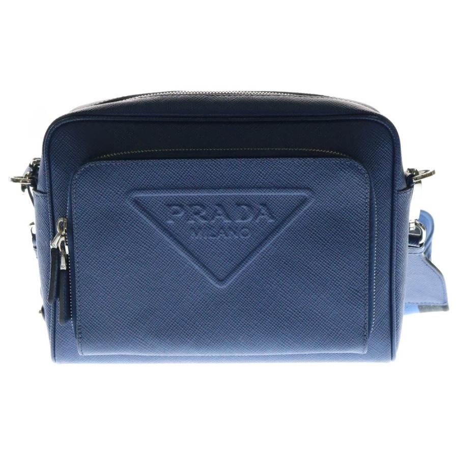 PRADA（プラダ） サフィアーノ ショルダーバッグ ミニバッグ シルバー