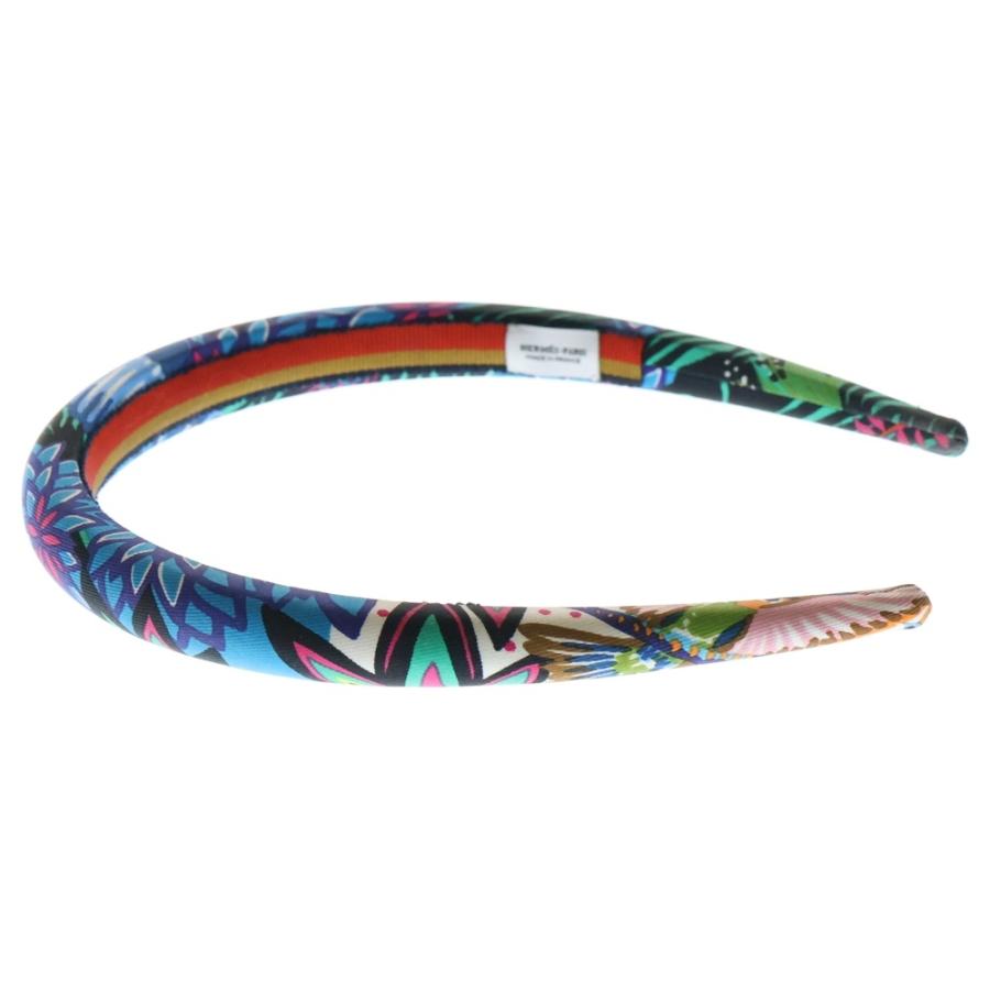 HERMES（エルメス） カチューシャ ヘアバンド マルチカラー シルク
