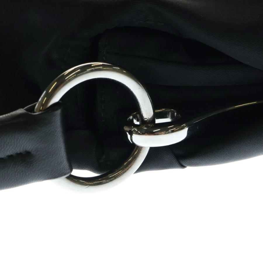 PRADA（プラダ） フリル ワンショルダーバッグ ハンドバッグ ブラック