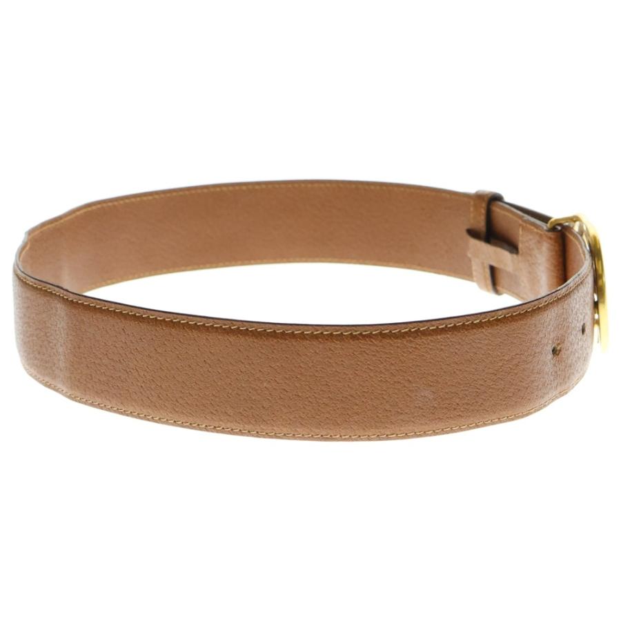 GUCCI（グッチ） インターロッキングG ベルト ブラウン ゴールド金具