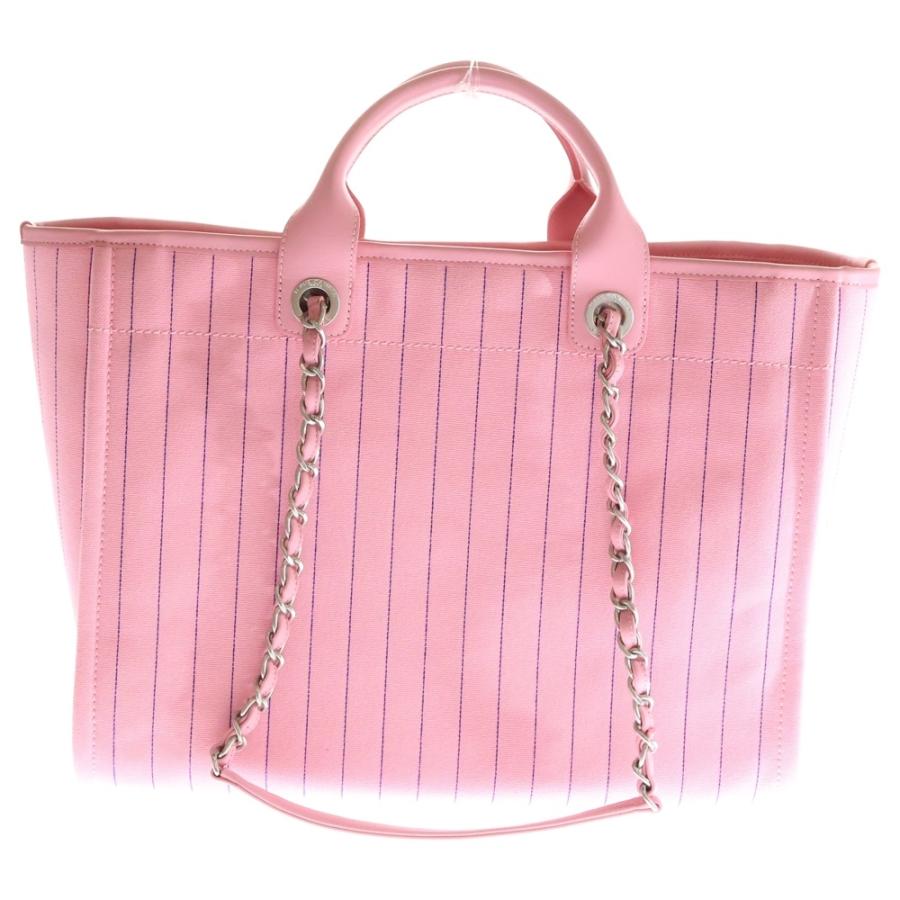 CHANEL（シャネル） ドーヴィルGM ピンク チェーン トートバッグ