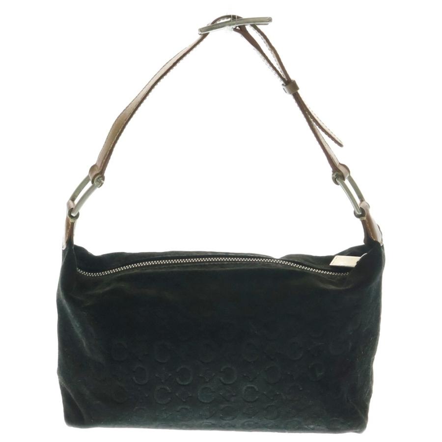 CELINE セリーヌ Cマカダム エンボス スウェードレザー ワンショルダー