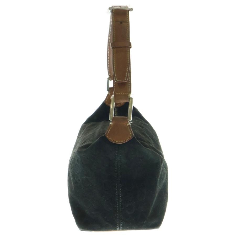 CELINE セリーヌ Cマカダム エンボス スウェードレザー ワンショルダー