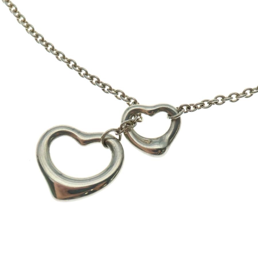 TIFFANY&Co ティファニー ラリアット ダブル ツインオープンハート