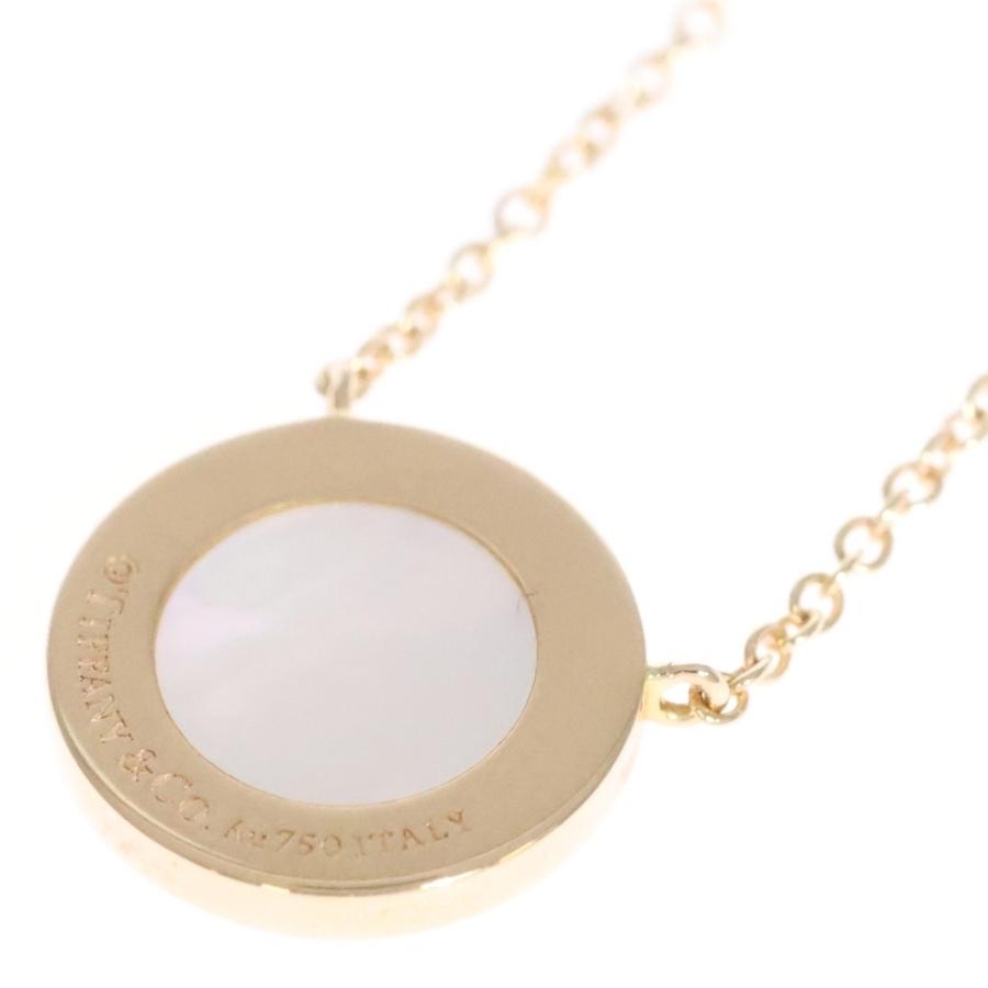 ダイヤモンド&マザーオブパール　サークルペンダント　ティファニー ティファニー T ダイヤモンド ＆ マザーオブパール サークル