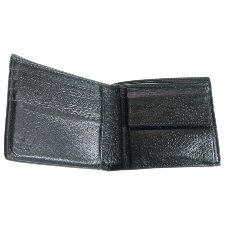 GUCCI 二つ折り 財布 アニマリエ レザー ブラック 522915 GUCCI（グッチ） アニマリエ ビー 二つ折り財布 ブラック レザー