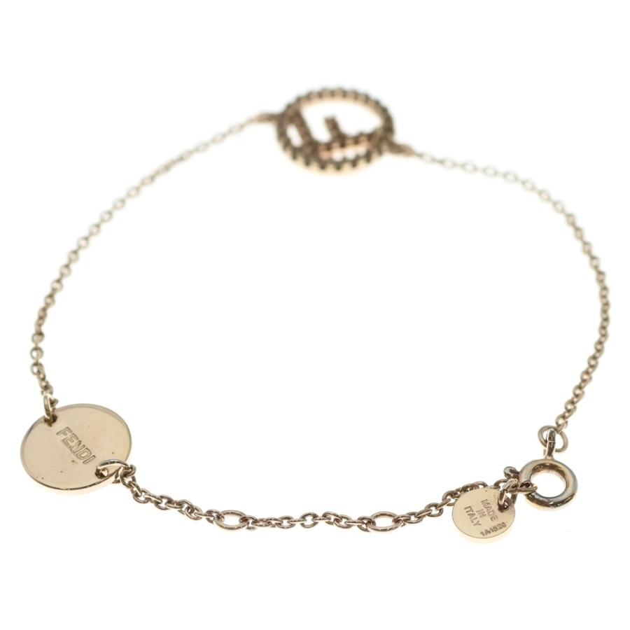 FENDI ローズゴールド ブレスレット FENDI F IS FENDI ブレスレット ローズゴールドM - メルカリ