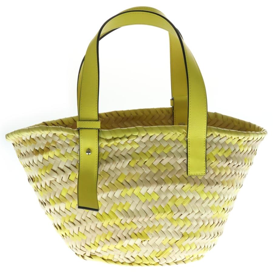 LOEWE（ロエベ） バスケットバッグ アナグラムロゴパッチ ラフィア