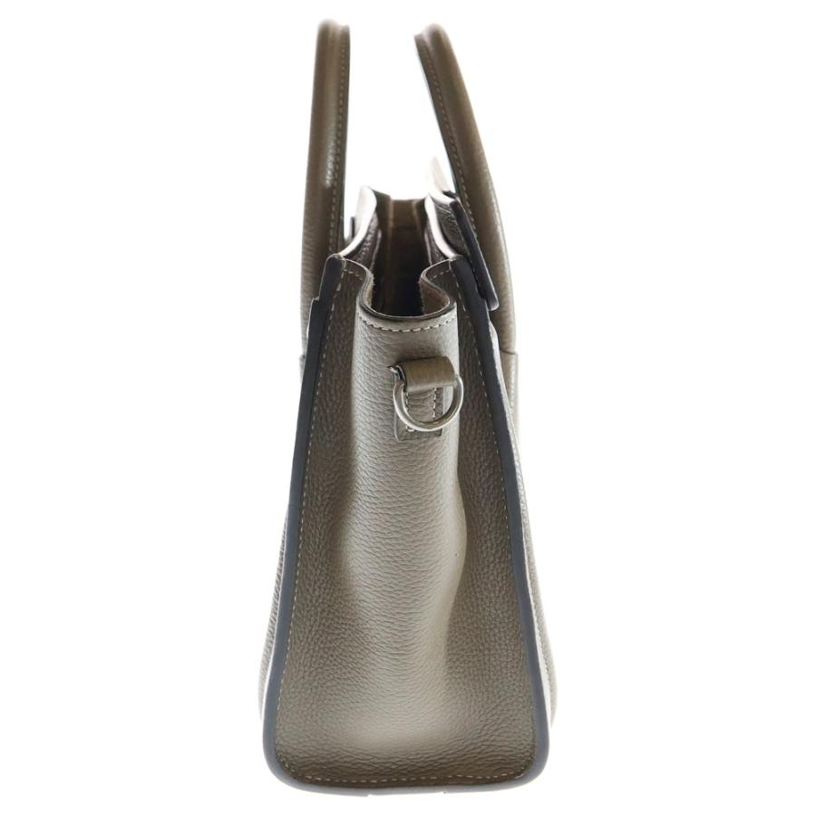 CELINE（セリーヌ） ラゲージ ナノ ブラウン レザー 2wayバッグ