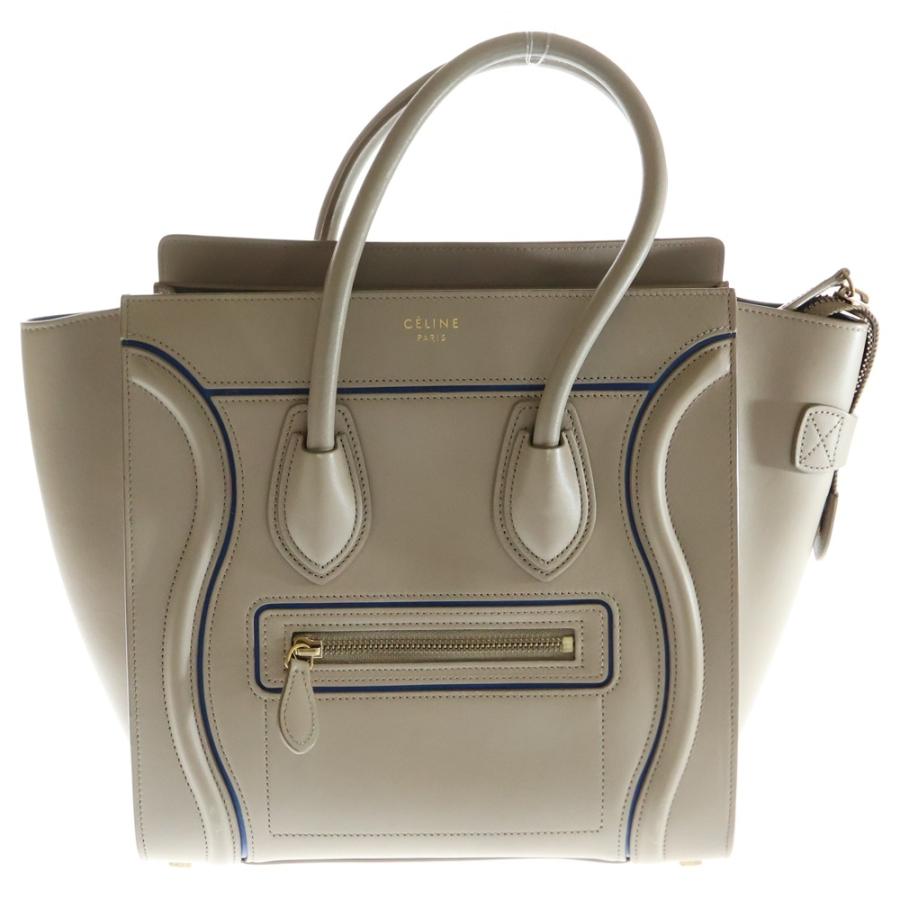 CELINE（セリーヌ） ラゲージ マイクロショッパー バイカラー