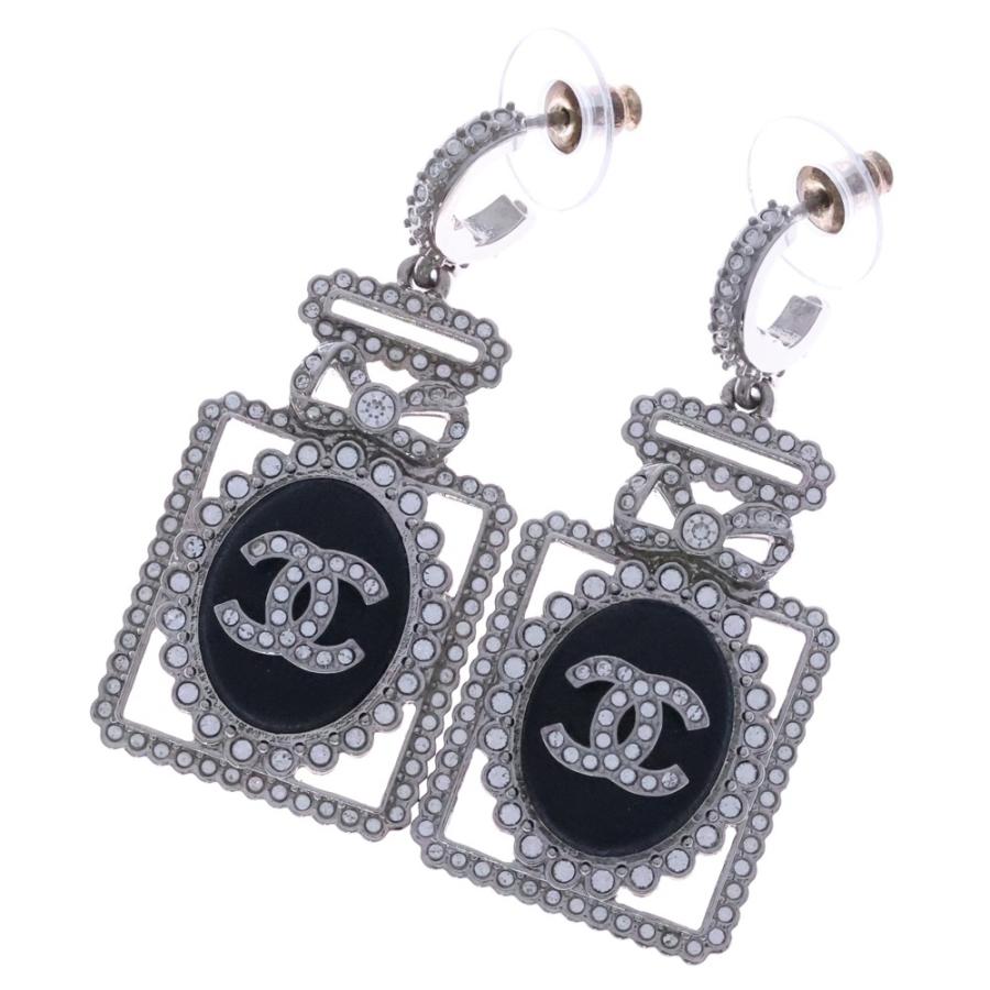 CHANEL（シャネル） ココマーク 香水モチーフ ラインストーンピアス