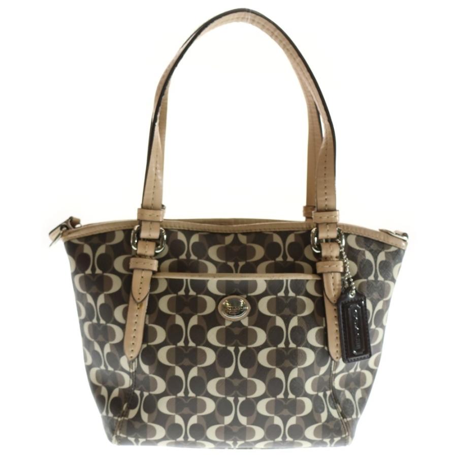 新品☆COACHコーチ2wayショルダーバッグ シグネチャー ブラウン COACH（コーチ） シグネチャー 2WAYハンドバッグ ショルダーバッグ