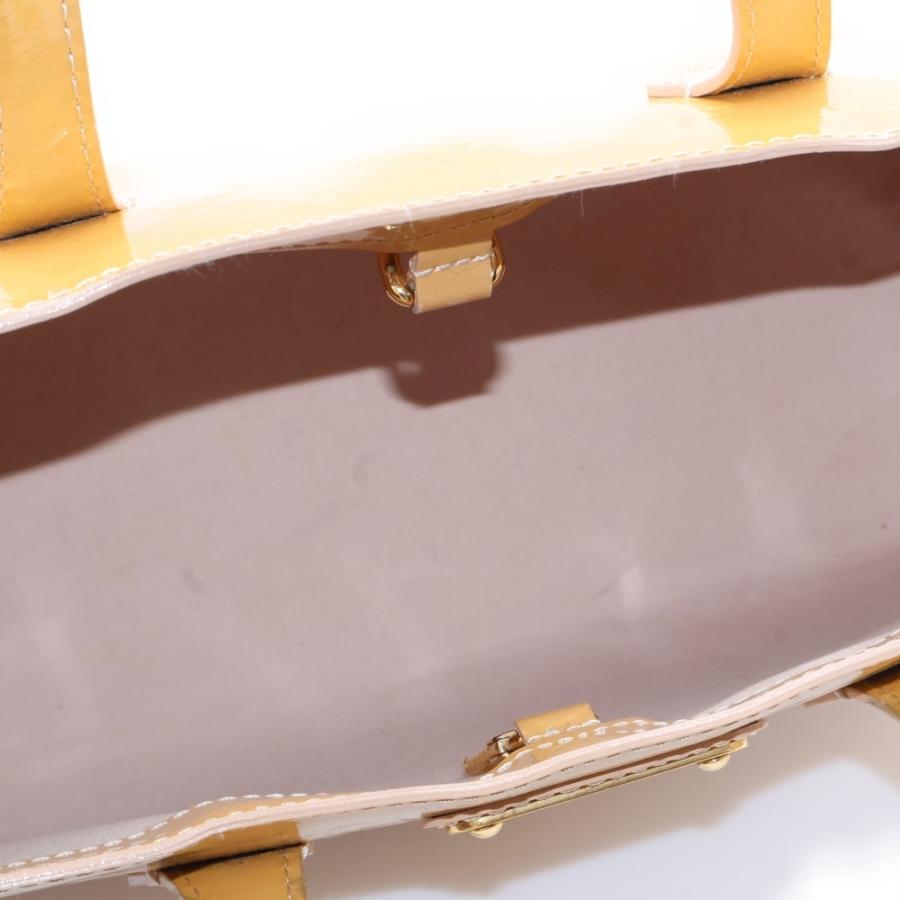 LOUIS VUITTON ルイヴィトン ヴェルニ ウィルシャーPM ジョーヌパッション ハンドバッグ ライトオレンジ パテント ゴールド金具 M91725_4