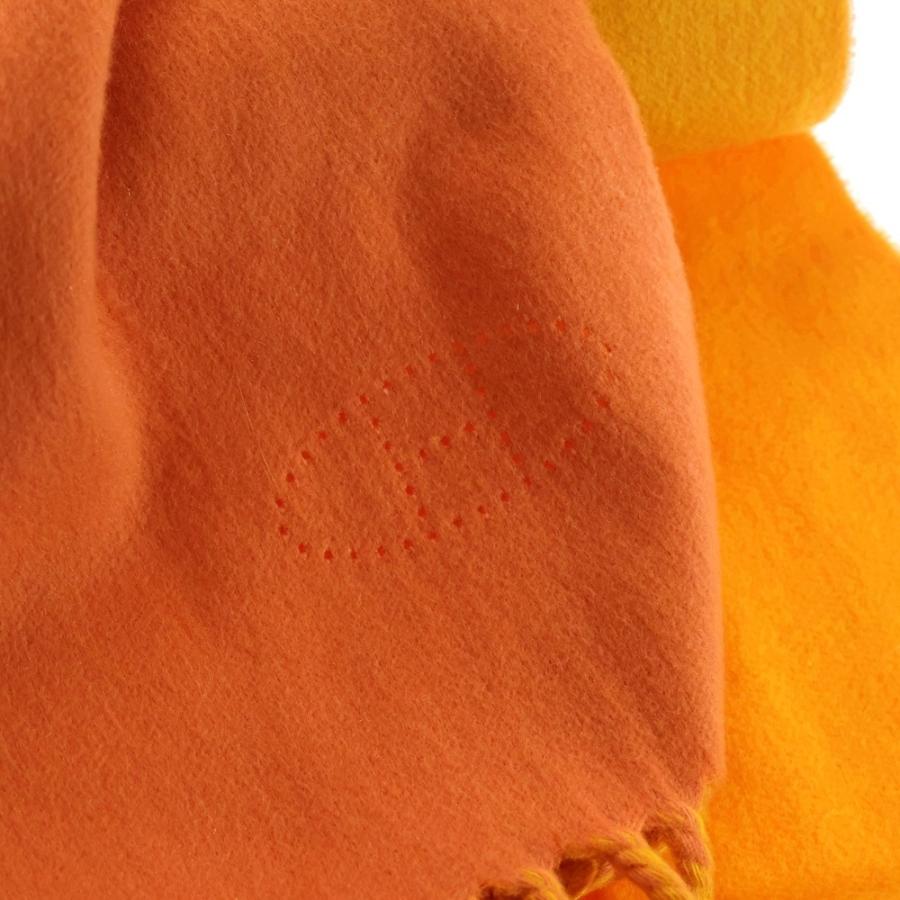 HERMES マフラー Hロゴ Hマークがアクセント♪ メンズHERMES カシミアマフラー (HERMES