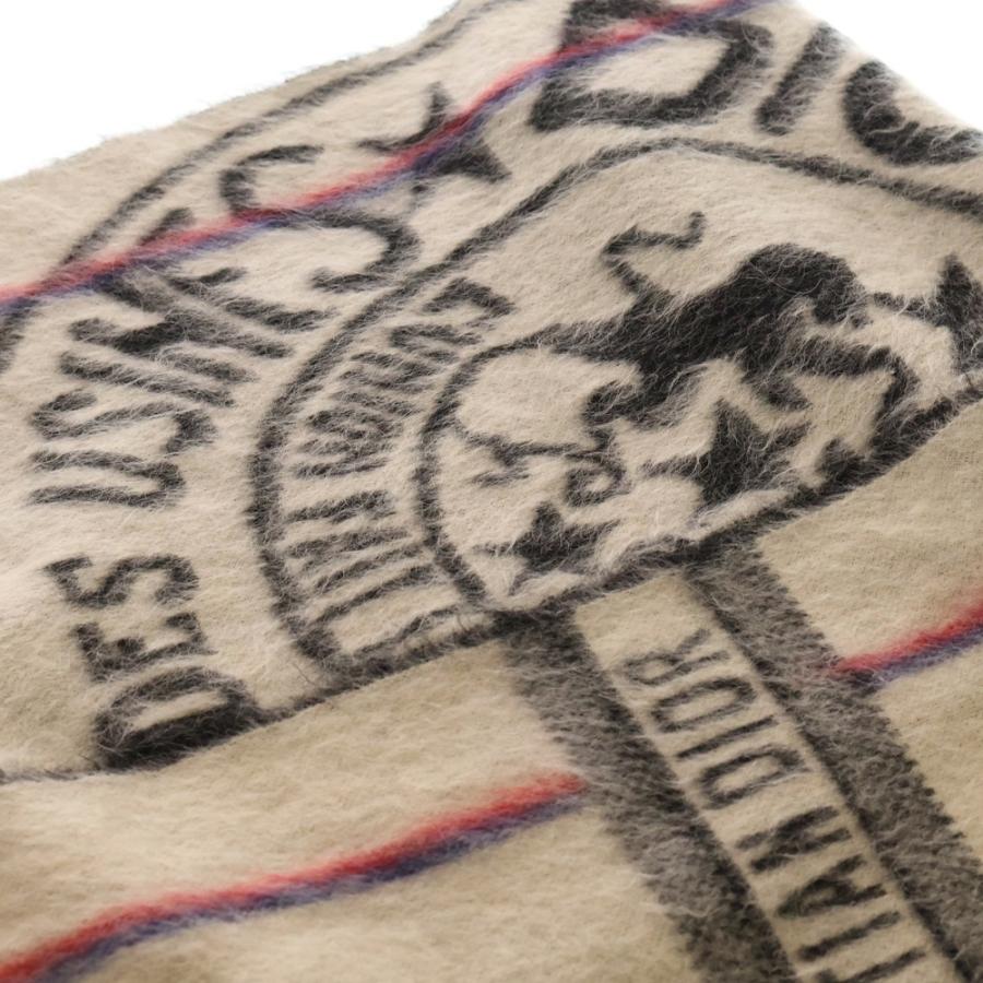 美品★クリスチャンディオール★ウール★Diorロゴ★イタリア★ベージュ★マフラー Christian Dior（クリスチャン・ディオール） ロゴ モヘア