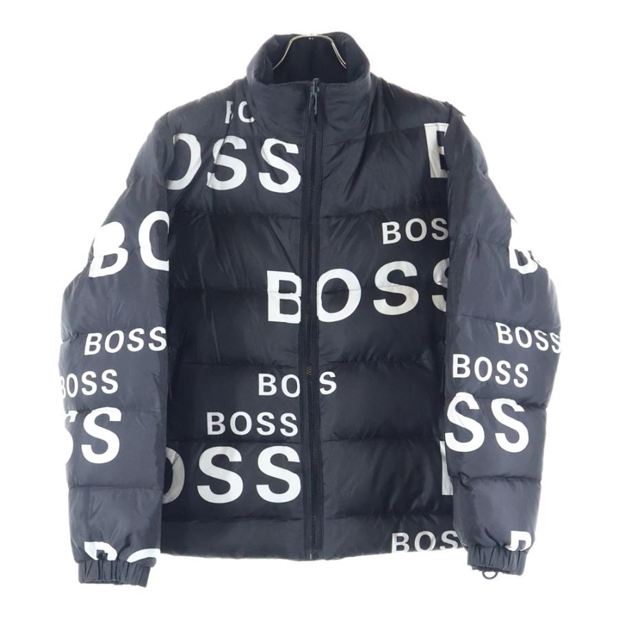 HUGO BOSS（ヒューゴ・ボス） BOSS ボス ロゴ総柄リバーシブルダウン