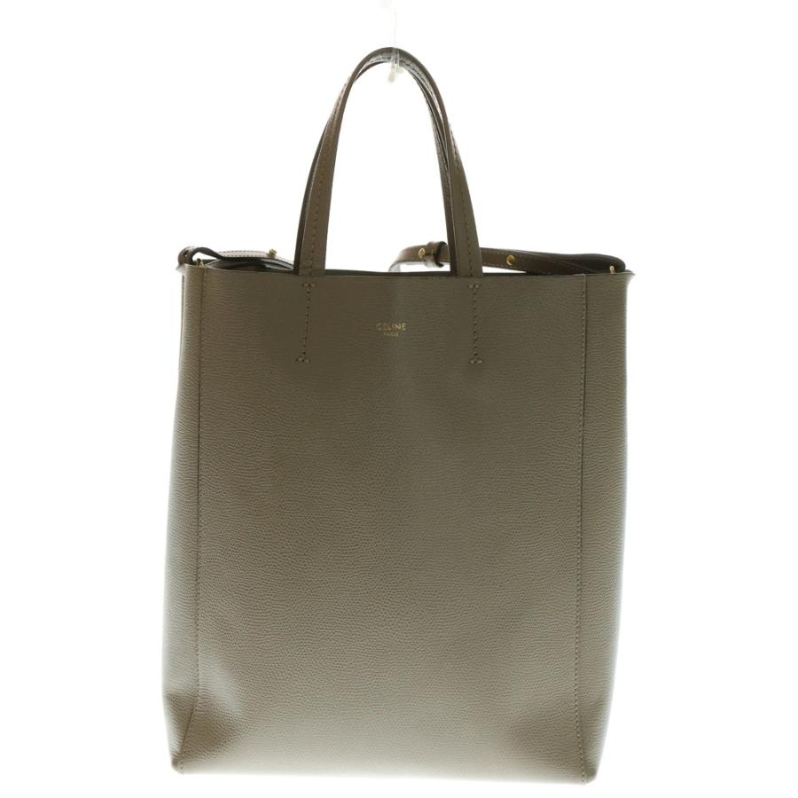 CELINE セリーヌ バーティカルカバ 2wayハンドバッグ ベージュ CELINE セリーヌ バーティカルカバ スモール 2WAYベージュバッグ