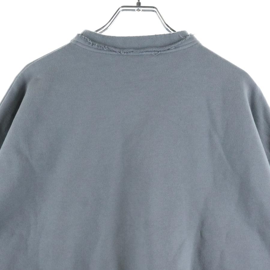 miumiu ミュウミュウ ダメージ加工ショート丈ロゴクルーネック