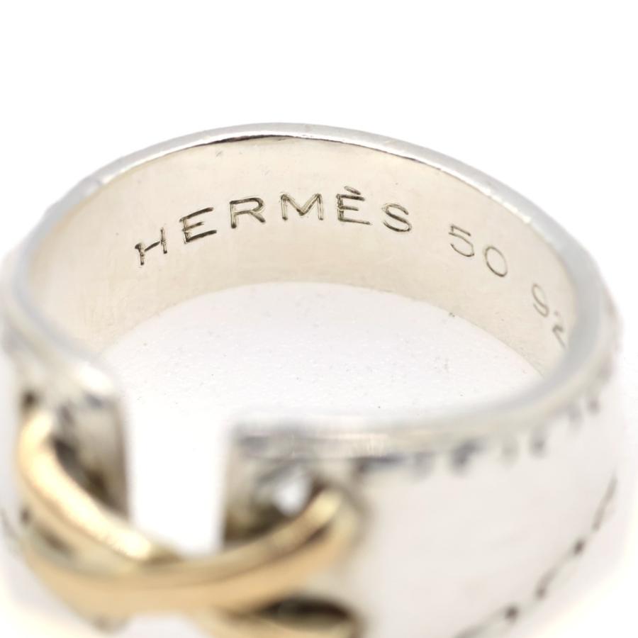 HERMES（エルメス） メキシコリング 指輪 シルバー SV925/K18YG