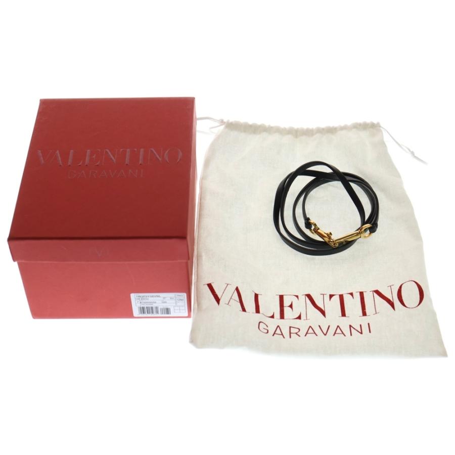 valentino garavan ヴァレンティノガラヴァーニ Vロゴプレート レザー