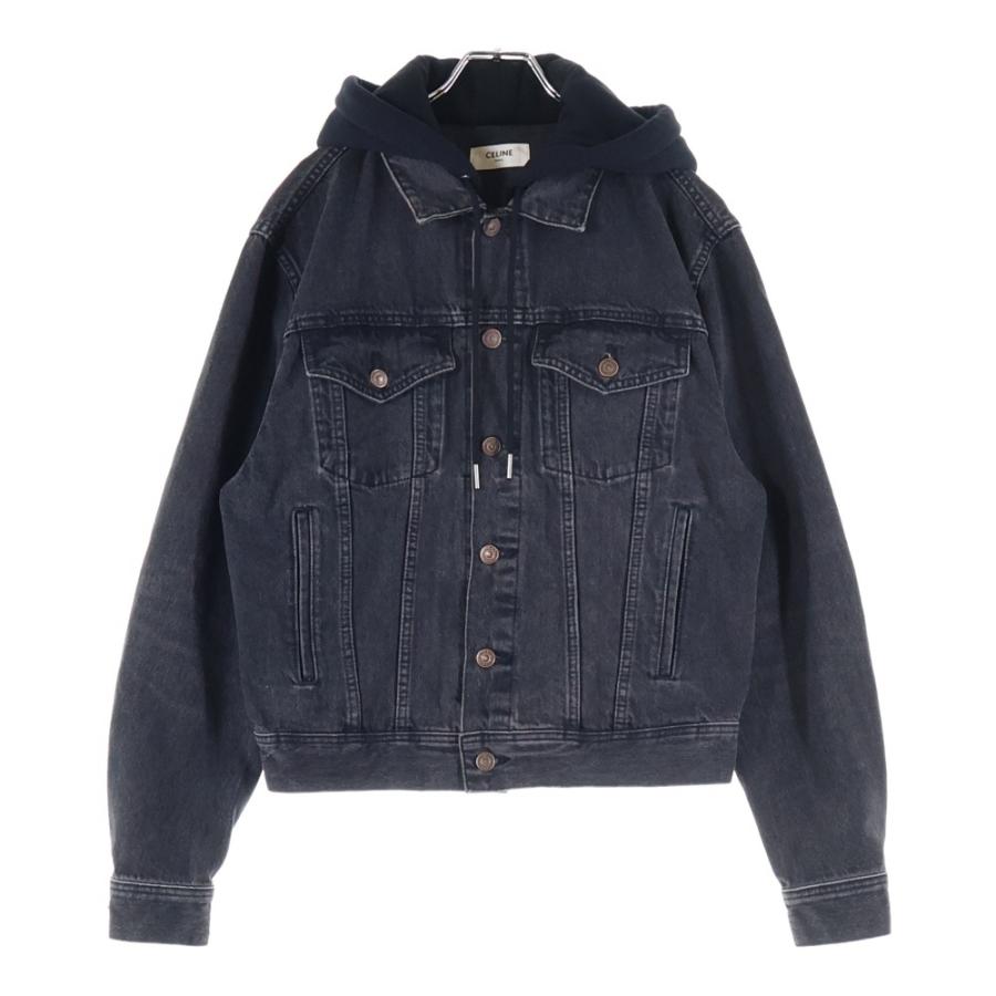 CELINE（セリーヌ） ロゴプリント フーディー ドッキング デニム