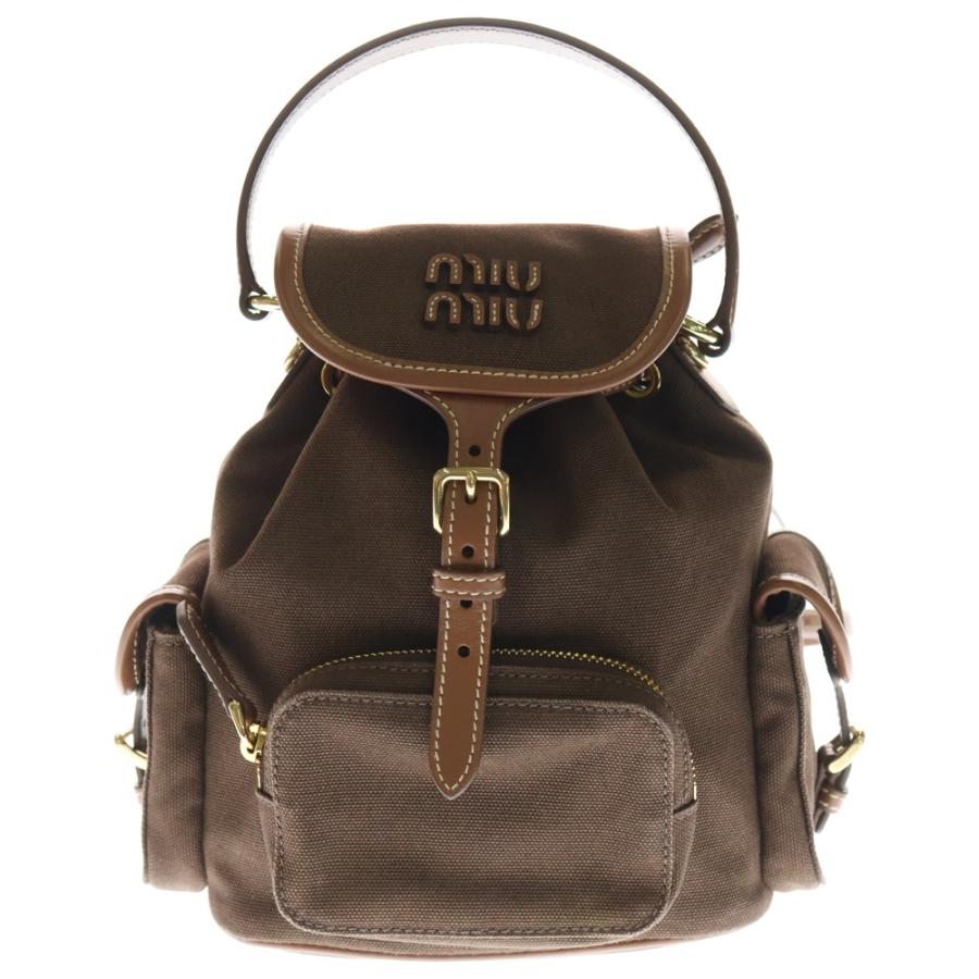専用☆　miumiu　ビジュー　リュック　レザー　2way ハンドバッグ MIU MIU】ミュウミュウ アルカディ レザー バッグ2way (MiuMiu