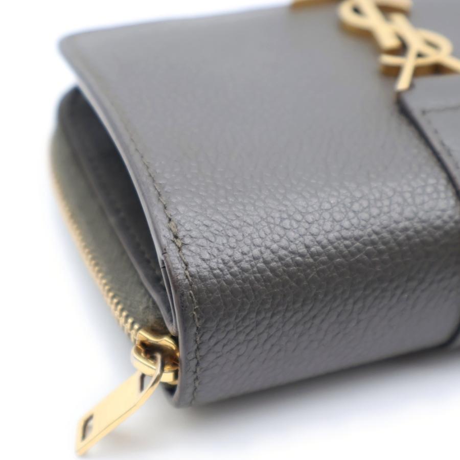 SAINT LAURENT PARIS サンローランパリ 二つ折り財布 コンパクト
