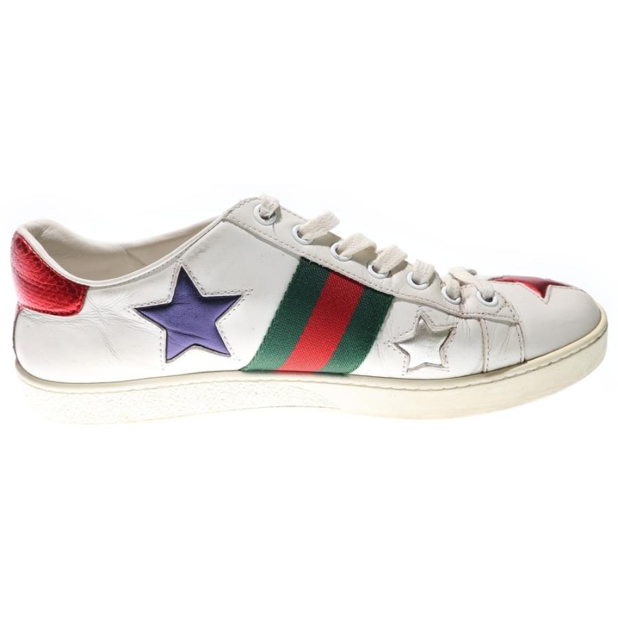 GUCCI（グッチ） ACE エース シェリーライン スター切り替え レザー