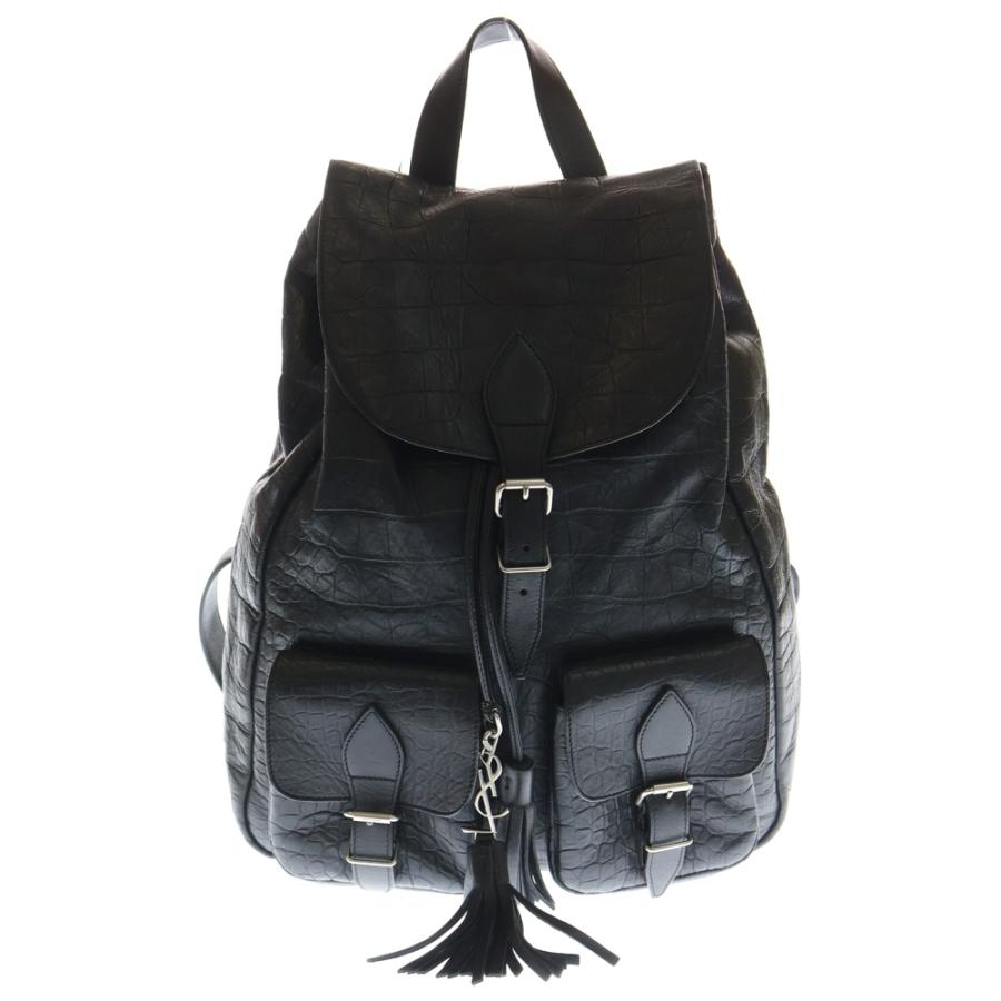 SAINT LAURENT PARIS サンローランパリ バックパック リュック クロコ