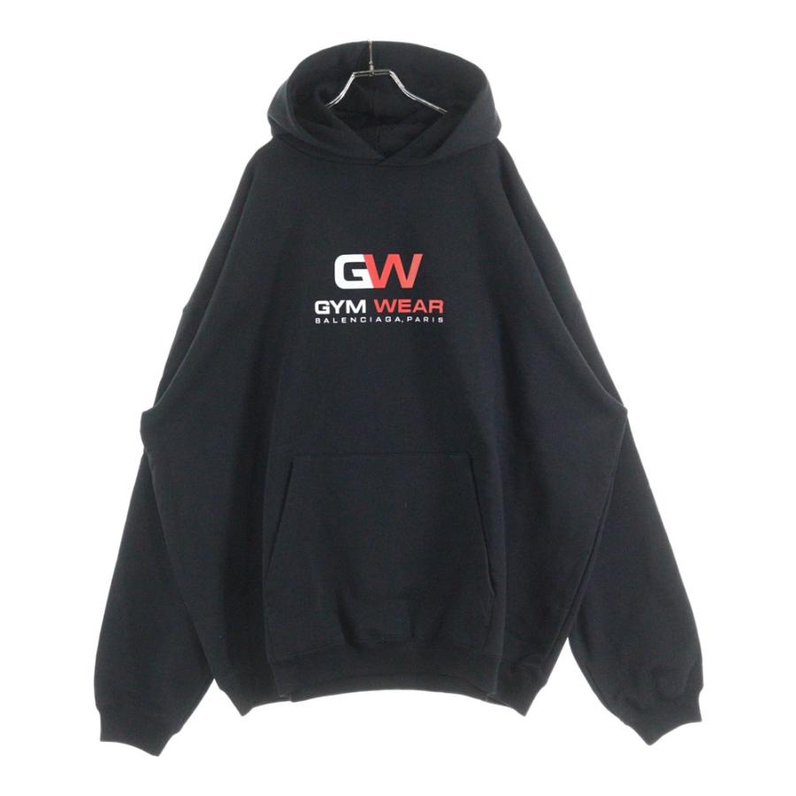 未使用＊バレンシアガ Gym Wear パーカー BALENCIAGA（バレンシアガ） GYM WEAR ジムウェア ロゴプリント プル