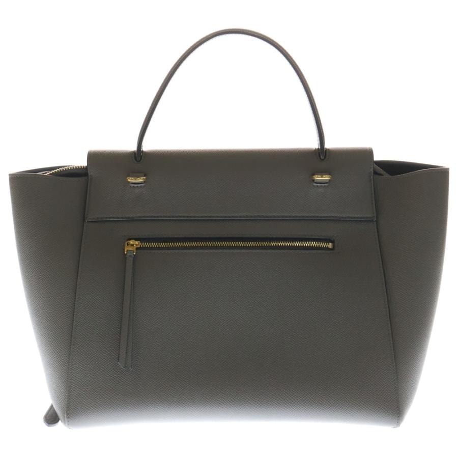 CELINE（セリーヌ） ベルトバッグ マイクロ グレー レザー 2way