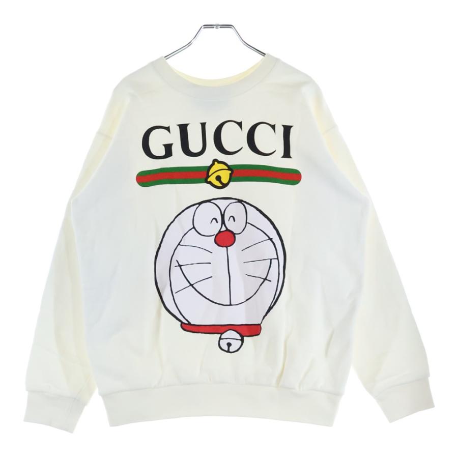 GUCCI（グッチ） ×ドラえもん ロゴプリント クルーネック プルオーバー