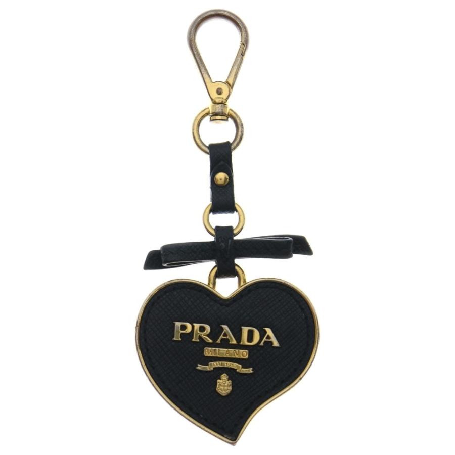 プラダ　バックチャーム　キーホルダー PRADA（プラダ） バッグチャーム キーホルダー キーチェーン ブラック