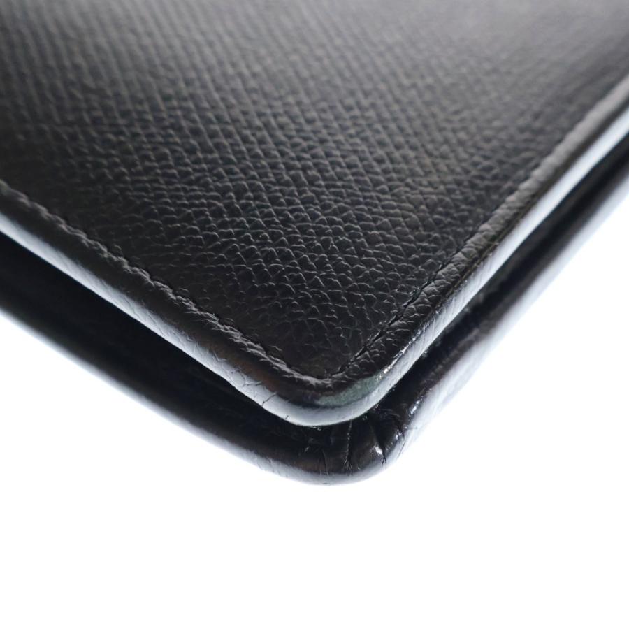 CHANEL シャネル ブラックレザー 二つ折り財布 ココボタン 長財布 CHANEL（シャネル） ココボタン 二つ折り長財布 ブラック レザー