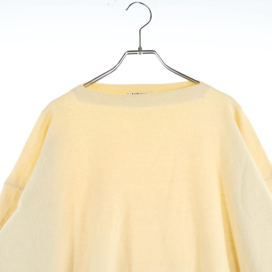 AURALEEサイズ0ベージュ24AW AURALEE（オーラリー） ボートネック ウール プルオーバー 長袖ニット