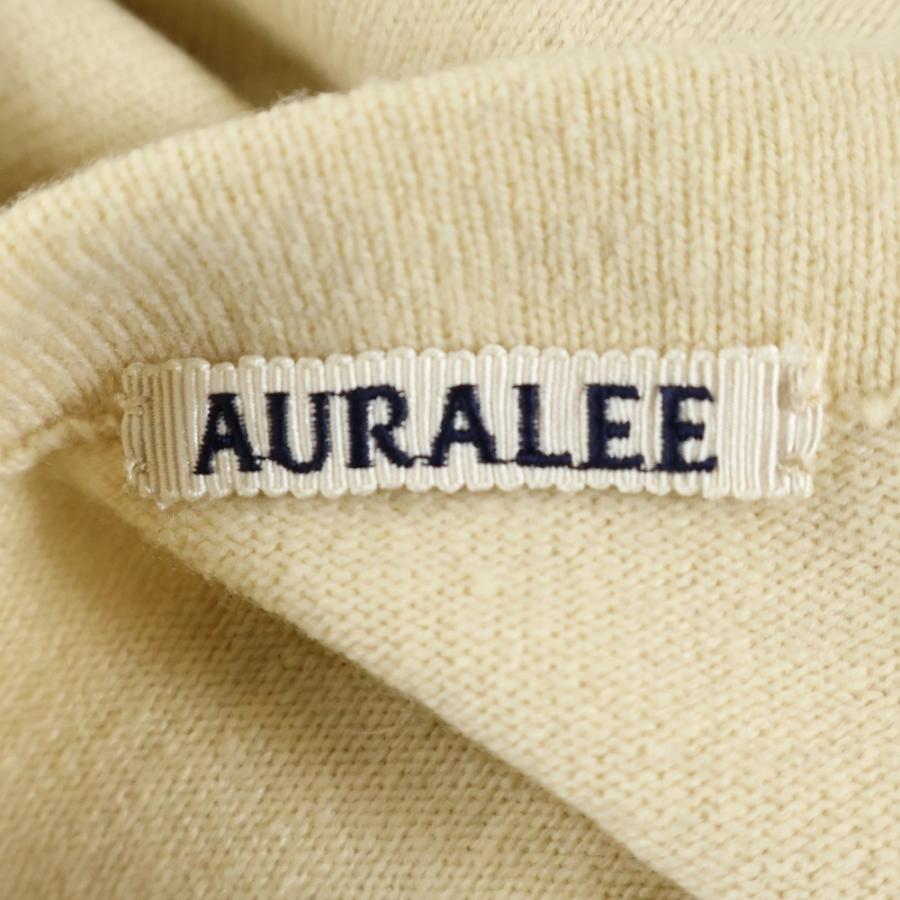 AURALEE（オーラリー） ボートネック ウール プルオーバー 長袖ニット