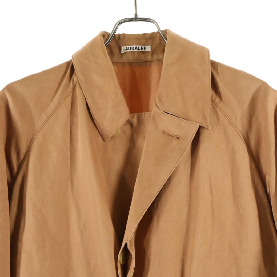 AURALEE（オーラリー） WASHED FINX LINEN COAT ウォッシュド