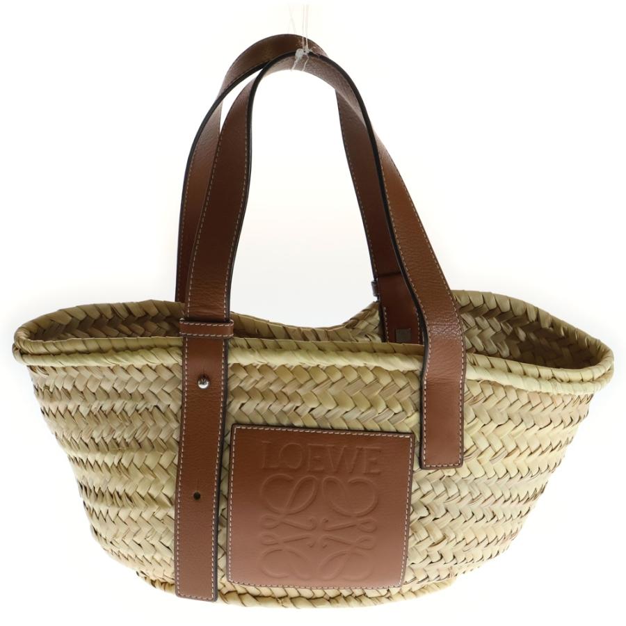 極美品LOEWE ロエベ アナグラム　かごバッグ ハンドバッグ パリ直営店買付【Loewe】アナグラム バスケットバッグ スモール (LOEWE