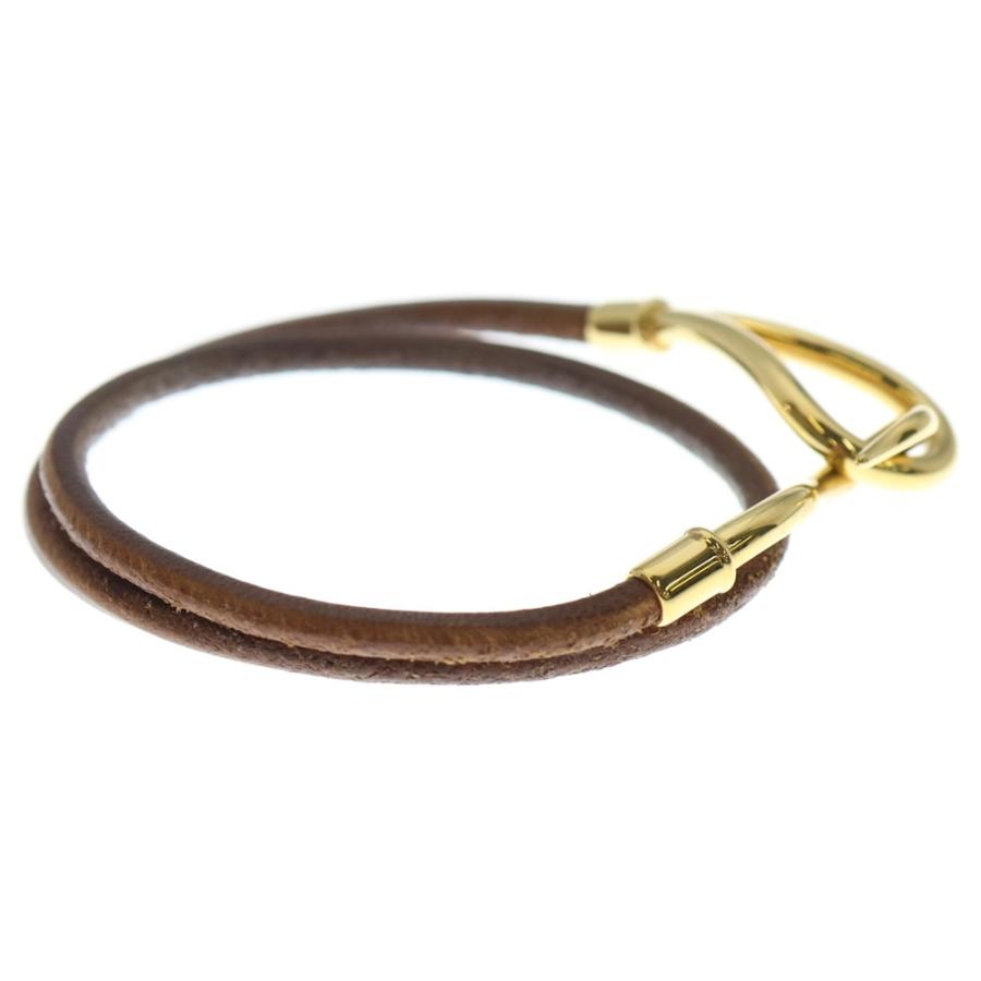 HERMES（エルメス） ジャンボ レザー チョーカー ネックレス 2連