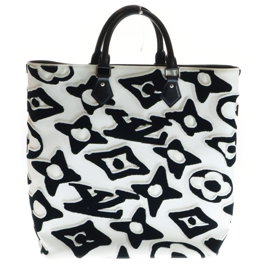 Louis Vuitton トートバッグ ホワイト/レッド/ブラック LOUIS VUITTON（ルイ・ヴィトン） ×ウルス フィッシャー UF カバ
