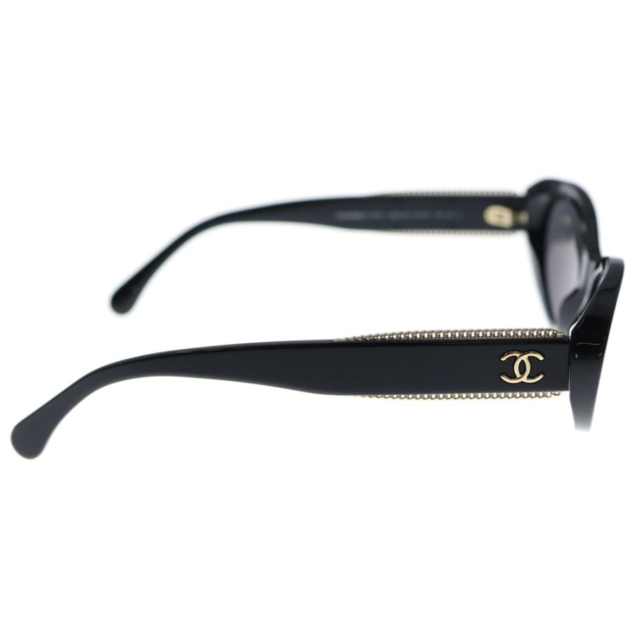 CHANEL（シャネル） ココマーク オーバルシェイプ ブラック サングラス