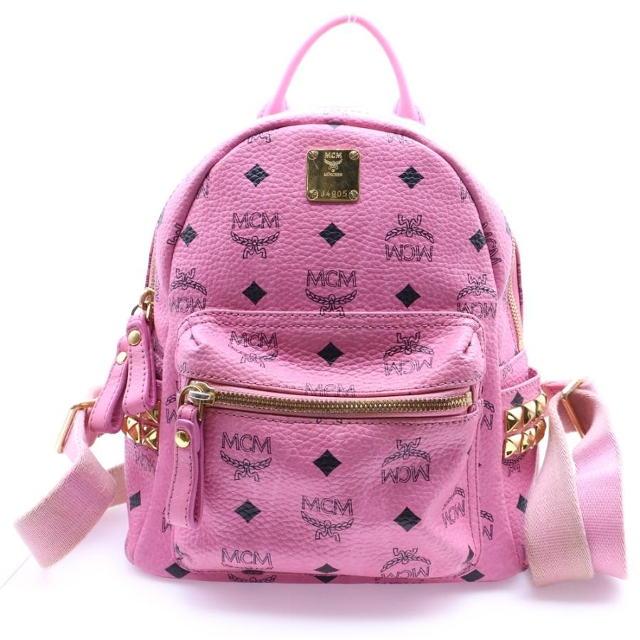 MCM（エムシーエム） エム シー エム ヴィセトス総柄 レザー サイド