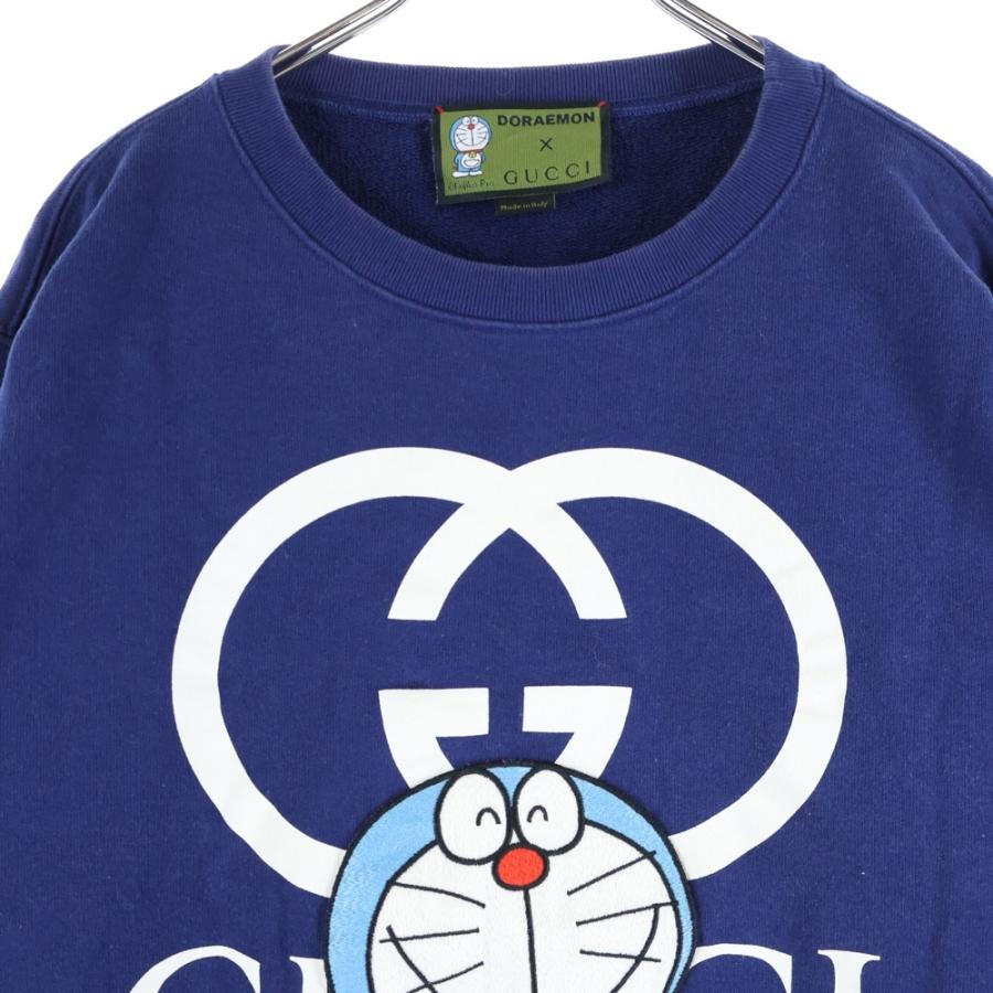GUCCI（グッチ） ×ドラえもん 刺繍 インターロッキングG ロゴプリント