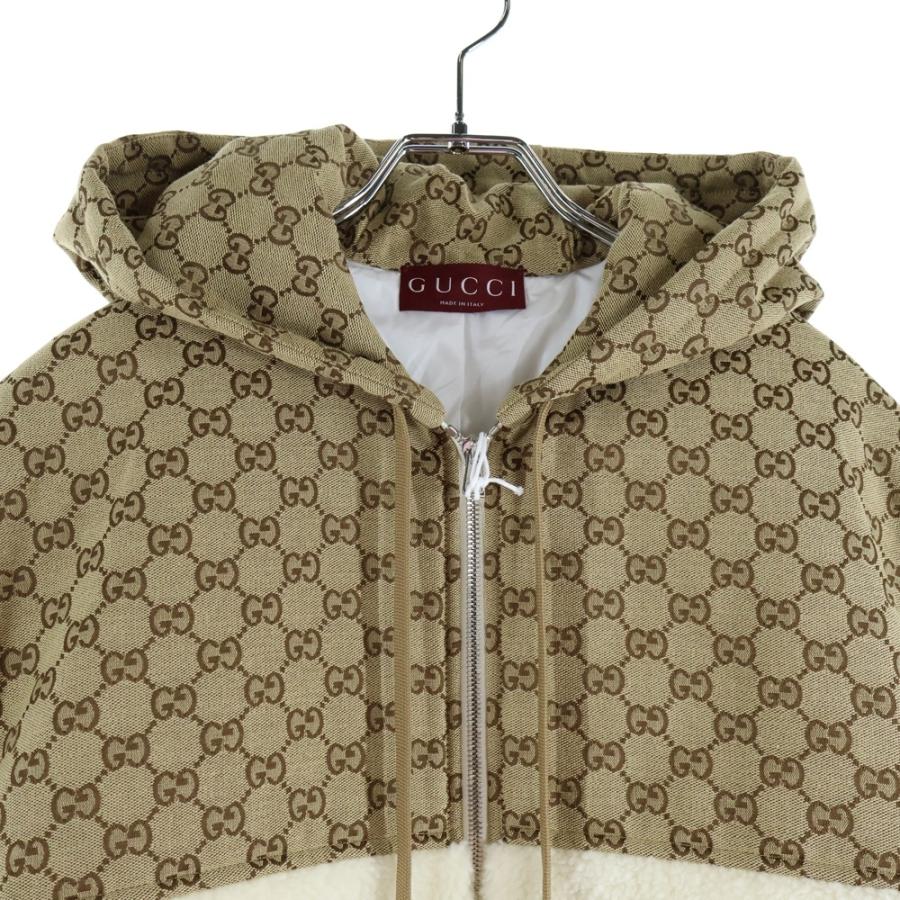 GUCCI（グッチ） 24AW GGインターシャウールフリース 切り替え 