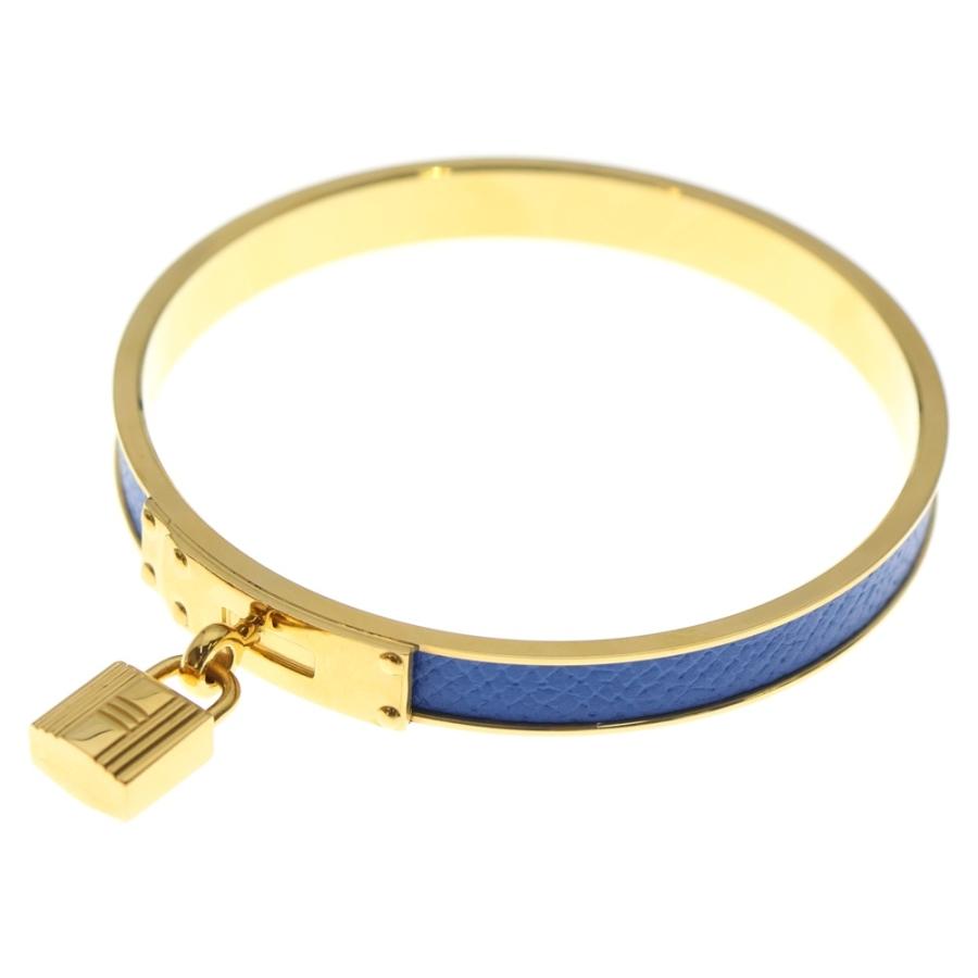 HERMES（エルメス） ケリーバングル ブルー GP ブレスレット ゴールド