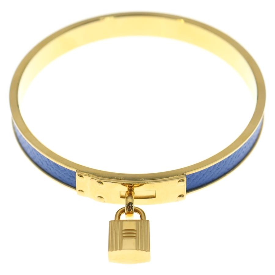 HERMES エルメス　ケリー　ブレスレット　ブルー× ゴールド HERMES（エルメス） ケリーバングル ブルー GP ブレスレット ゴールド